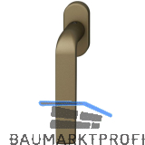 FSB Fenstergriff 34 1267 ovale Rosette, Aluminium mittelbronzefarbig