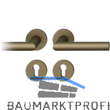 FSB Dr�ckergarnitur 12 1076 ASL auf Rosette PZ, mittelbronzefarbig