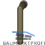 FSB Fenster-Steckgriff 34 1076 minimalistisch, Aluminium mittelbronzefarbig