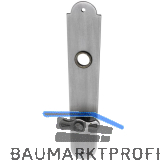 SCH�SSWENDER Langschild ELITE - WC 90, m. Absteller, 38 - 45, schwarz passiviert