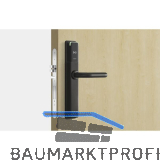 SALTO Langschildbeschlag XS4 One DIN-SH EM750UFH VK 9 mm TS 60-75 mm schwarz