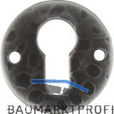 SCH�SSWENDER Zylinderrosette Elga PZ, � 52 mm, H�he 3 mm, schwarz passiviert