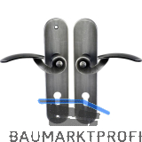 Sicherheits-Dr�ckergarnitur TOSKANA PZ88, verzinkt geschw�rzt