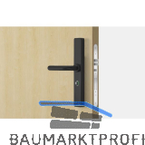 SALTO Langschildbeschlag XS4 One EM756UFH DND VK 9 mm TS 75-90 mm IP53 schwarz