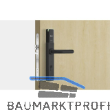 SALTO Langschild-Halbgarnitur XS4 One EM754DU VK 8 mm PZ 92 IP55 schwarz