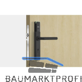 SALTO Langschildbeschlag XS4 One EM752WFH, PZ72, VK 9 mm,IP53,TS 75-90mm,schwarz