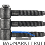 Steckband 3-teilig � 16mm,H�he 51mm,Stahl schwarz