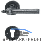 HALC� Dr�ckergarnitur FULP - auf Rosette PZ, TS-50, schwarz passiviert