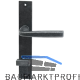 HALC� Dr�ckergarnitur HALL - auf Schild WC 90, TS-50, schwarz passiviert