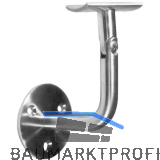 SCH�SSWENDER Handlauftr�ger mit Gelenk, mit Anschraubplatte, Edelstahl