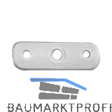 SCH�SSWENDER Handlauftr�ger-Platte 65 x 20 mm, flach, Edelstahl V2A