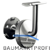 SCH�SSWENDER Handlauftr�ger mit Auflegeplatte,Rosette mit Abdeckplatte,Edelstahl