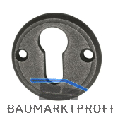 HALC� Zylinderrosette GR�DEN - PZ, � 50 mm, thermopatiniert