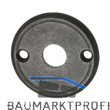 HALC� Rosette GR�DEN - WC, � 50 mm, thermopatiniert