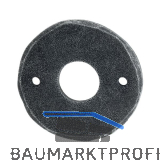 HALC� Rosette STUBAI - WC, � 53 mm, verzinkt schwarz passiviert