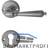 HALC� Dr�ckergarnitur GR�DEN - auf Rosette PZ, 38 - 45, thermopatiniert