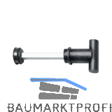 HALC� WC Sperrgarnitur FULP & IMST - mit Not�ffner, schwarz passiviert