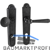 Sicherheits-Wechselgarnitur KALTENBACH PZ88, rechts, verzinkt schwarz passiviert