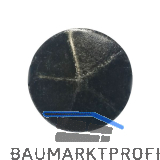 HALC� Abdeckzierkappe �25, verzinkt schwarz hell passiviert