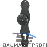 HALC� Knopflangschild STUBAI - verzinkt schwarz hell passiviert