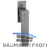 HALC� Fenstergriff LECH - sichtbar geschraubt, Eisen verzinkt schwarz