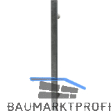 HALC� Sto�griff flach - L=1000mm, LA=830 , verzinkt schwarz passiviert