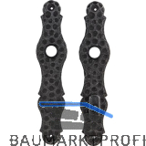 HALC� Langschild SILL - WC 90, schwarz passiviert