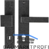 Sicherheits-Wechselgarnitur LECH PZ88, rechts, verzinkt schwarz passiviert