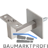 Handlauftr�ger mit Schraubbefestigung,Wandabstand 78 mm, Edelstahl