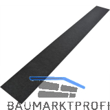 Sockelblech L�nge 1300 mm auf Ma�, Eisen verzinkt schwarz passiviert