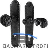 Sicherheits-Wechselgarnitur TUX PZ92, rechts, verzinkt schwarz passiviert