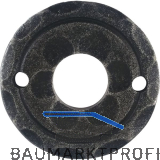 HALC� Dr�ckerrosette SILL, � 50 mm, verzinkt schwarz passiviert