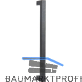 HALC� Sto�griff HT, 20 x 20 x 370 mm, Schwarzstahl ge�lt