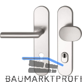 GRUNDMANN Sicherheits-Wechselgarnitur 2552 L-Form,KZS,8,5 mm,RC2,silber eloxiert