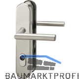 GRUNDMANN Sicherheits-Dr�ckergarnitur 2552 L-Form,KZS, 8,5 mm,RC2,Edelstahl matt
