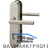 GRUNDMANN Sicherheits-Dr�ckergarnitur 2552 L-Form, 8,5 mm, RC2, Edelstahl matt