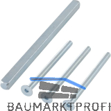 GRUNDMANN SH-Befestigungsset, Dr�ckerstift u. Schrauben,TS 50-54,Stahl verzinkt