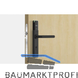 SALTO Langschildbeschlag XS4 One EM752WFH,PZ92, VK 9 mm,IP55,TS 60-75mm, schwarz