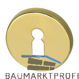 MARCHESI Schl�sselrosette BB, � 50 mm, Messing poliert, verdeckt