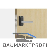 SALTO Rosettenbeschlag XS4 Mini EM150WFH VK 9 mm TS 57-70 mm W-Dr�cker Edelstahl