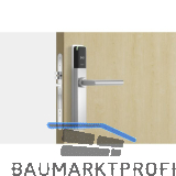 SALTO Langschildbeschlag XS4 One DIN-SH EM750WFH VK 9 mm TS 38-60 mm Edelstahl