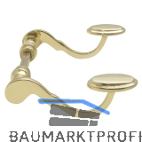 MARCHESI Dr�ckerpaar POSTHORN - Messing poliert