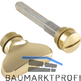 MARCHESI WC Sperrgarnitur, Messing poliert schutzlackiert