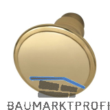 MARCHESI Knopfdr�ckerlochteil, � 55 mm, Messing poliert
