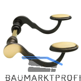 MARCHESI Dr�ckerpaar POSTHORN - Messing patiniert