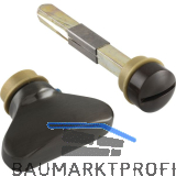 MARCHESI WC Sperrgarnitur, Messing patiniert schutzlackiert