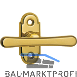 GRUNDMANN Fenstergriff ALT-WIEN 926 - sichtbar geschraubt, 7x35, Messing poliert