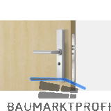 SALTO Langschildbeschlag XS4 One EM756WFH DND VK 9 mm TS 38-60 mm IP53 Edelstahl