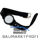 IDENTA RFID-G�stearmband LOXX w MIFARE Ultralight C wasserdicht Nylon schwarz