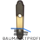 MARCHESI Langschild K�LN - WC 90, Messing patiniert